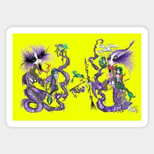 Battle Of The Mermaids Sticker